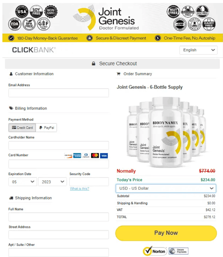 Joint Genesis-Secure-Checkout