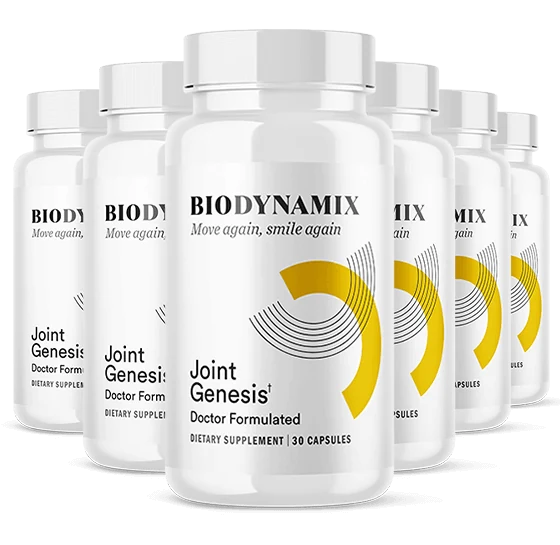 Joint Genesis bottles – take one capsule daily with water and a meal for best results